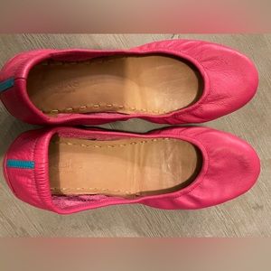 Gently worn pair of pink tieks size 10
